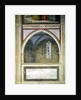Detail of Gothic architecture and Trompe L'Oeil, c.1305 by Giotto (c.1266-1337)