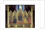 The Strozzi Altarpiece, 1357 by Andrea di Cione Orcagna