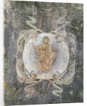Christ in Majesty surrounded by four angels, ceiling painting, 11th-14th century by Byzantine Byzantine