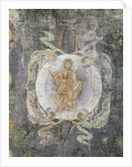 Christ in Majesty surrounded by four angels, ceiling painting, 11th-14th century by Byzantine Byzantine