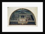 Villa di Castello from a series of lunettes depicting views of the Medici villas, 1599 by Giusto Utens
