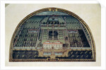 Villa di Castello from a series of lunettes depicting views of the Medici villas, 1599 by Giusto Utens