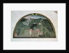 Fort Belvedere and the Pitti Palace from a series of lunettes depicting views of the Medici villas, 1599 by Giusto Utens