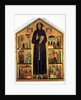 St. Francis of Assisi with scenes from his life, 1235 by Bonaventura Berlinghieri