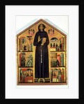 St. Francis of Assisi with scenes from his life, 1235 by Bonaventura Berlinghieri