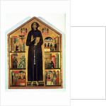 St. Francis of Assisi with scenes from his life, 1235 by Bonaventura Berlinghieri
