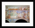 LtoR: The Last Supper and Christ washing the disciples' feet by Italian School