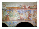 LtoR: The Last Supper and Christ washing the disciples' feet by Italian School