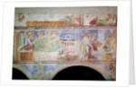 LtoR: The Last Supper and Christ washing the disciples' feet by Italian School