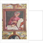 The Poet Dante detail from The Last Judgement cycle in the chapel of San Brixio, 1499-1504 by Luca Signorelli