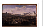 Louis XIV approaching the Pont Neuf, Paris, 1674 by Jan van Huchtenburgh