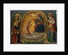Mary before God the Father, watched by the four Church Fathers by Italian School