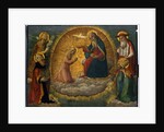 Mary before God the Father, watched by the four Church Fathers by Italian School
