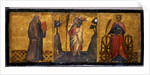 St. Benedict, St. Christopher and St. Catherine, c.1400 by Aretino Luca Spinello or Spinelli