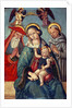 Madonna and Child being crowned by two Angels, with St. Jerome and St. Francis, c.1500 by Italian School
