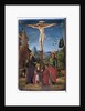 The Crucifixion with Mary, John, Mary Magdalene and a benefactor, c.1480 by Lorenzo Costa