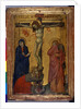 Christ on the Cross with Mary, John and Mary Magdalene, c.1370/80 by Italian School
