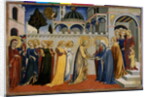 Mary's Homecoming from the Temple, c.1448/51 by Sano di also Ansano di Pietro di Mencio Pietro