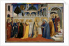 Mary's Homecoming from the Temple, c.1448/51 by Sano di also Ansano di Pietro di Mencio Pietro
