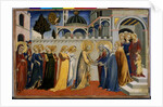 Mary's Homecoming from the Temple, c.1448/51 by Sano di also Ansano di Pietro di Mencio Pietro