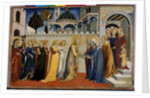 Mary's Homecoming from the Temple, c.1448/51 by Sano di also Ansano di Pietro di Mencio Pietro