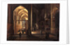 The Interior of a Gothic Church by Hendrik the Younger Steenwyck
