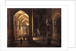The Interior of a Gothic Church by Hendrik the Younger Steenwyck