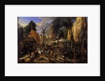 Spanish Conquest of a Flemish Village by Peeter Snayers