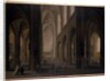Interior of a Gothic Church, 1751-1800 by Pierre Joseph Lafontaine
