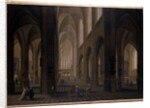 Interior of a Gothic Church, 1751-1800 by Pierre Joseph Lafontaine