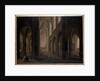 Interior of a Gothic Church, 1751-1800 by Pierre Joseph Lafontaine
