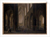 Interior of a Gothic Church, 1751-1800 by Pierre Joseph Lafontaine