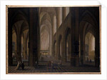 Interior of a Gothic Church, 1751-1800 by Pierre Joseph Lafontaine