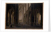 Interior of a Gothic Church, 1751-1800 by Pierre Joseph Lafontaine