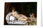 Recumbant Venus with Cupid, 1839 by Emil Jacobs