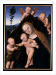 Madonna and Child with John the Baptist, 1534 by Lucas the Younger Cranach