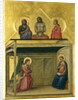 The Annunciation and Christ suffering, c.1351-75 by Allegretto Nuzi