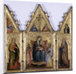 Triptych with Madonna and Child, c.1400 by Andrea di Bartolo