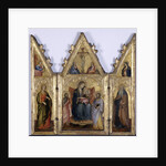Triptych with Madonna and Child, c.1400 by Andrea di Bartolo