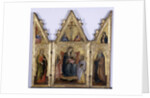 Triptych with Madonna and Child, c.1400 by Andrea di Bartolo