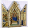 Triptych with Madonna and Child; by Bernardo Daddi