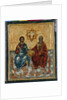 Icon from Crete depicting the Holy Trinity by Greek School