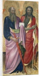 The Apostle Paul and John the Baptist, c.1418-20 by Piero di Alvaro