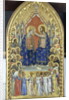 Coronation of the Virgin with angels and saints, c.1360 by Master of the Fabriano Altarpiece