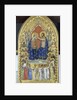 Coronation of the Virgin with angels and saints, c.1360 by Master of the Fabriano Altarpiece