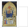 Coronation of the Virgin with angels and saints, c.1360 by Master of the Fabriano Altarpiece