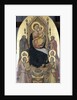 Enthroned Madonna with Child, Saints Anthony and Julian and four angels by Niccolo di Pietro Gerini
