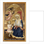 Mary with Jesus and two angels, c.1425 by Master of the Bambino Vispo