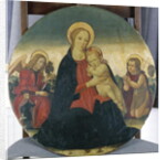 Madonna and Child with Archangel Raphael and St. John, c.1490 by Jacopo del Sellaio