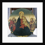 Madonna and Child with Archangel Raphael and St. John, c.1490 by Jacopo del Sellaio